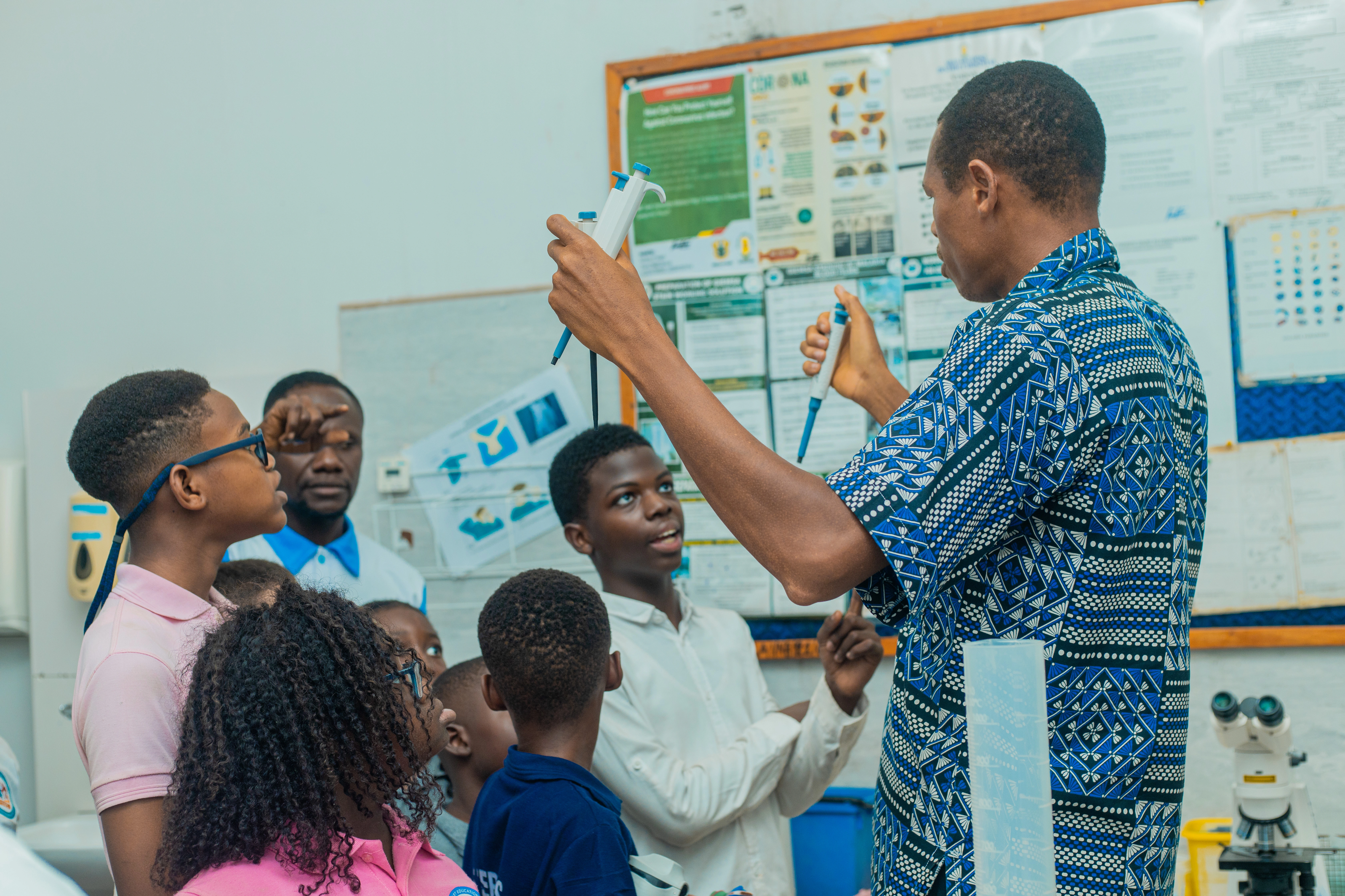 Children enjoying an MSEC school moment